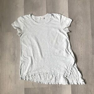 WILT BLUE SHORT SLEEVE T SHIRT ASYMMETRIC HEM WOMENS SMALL